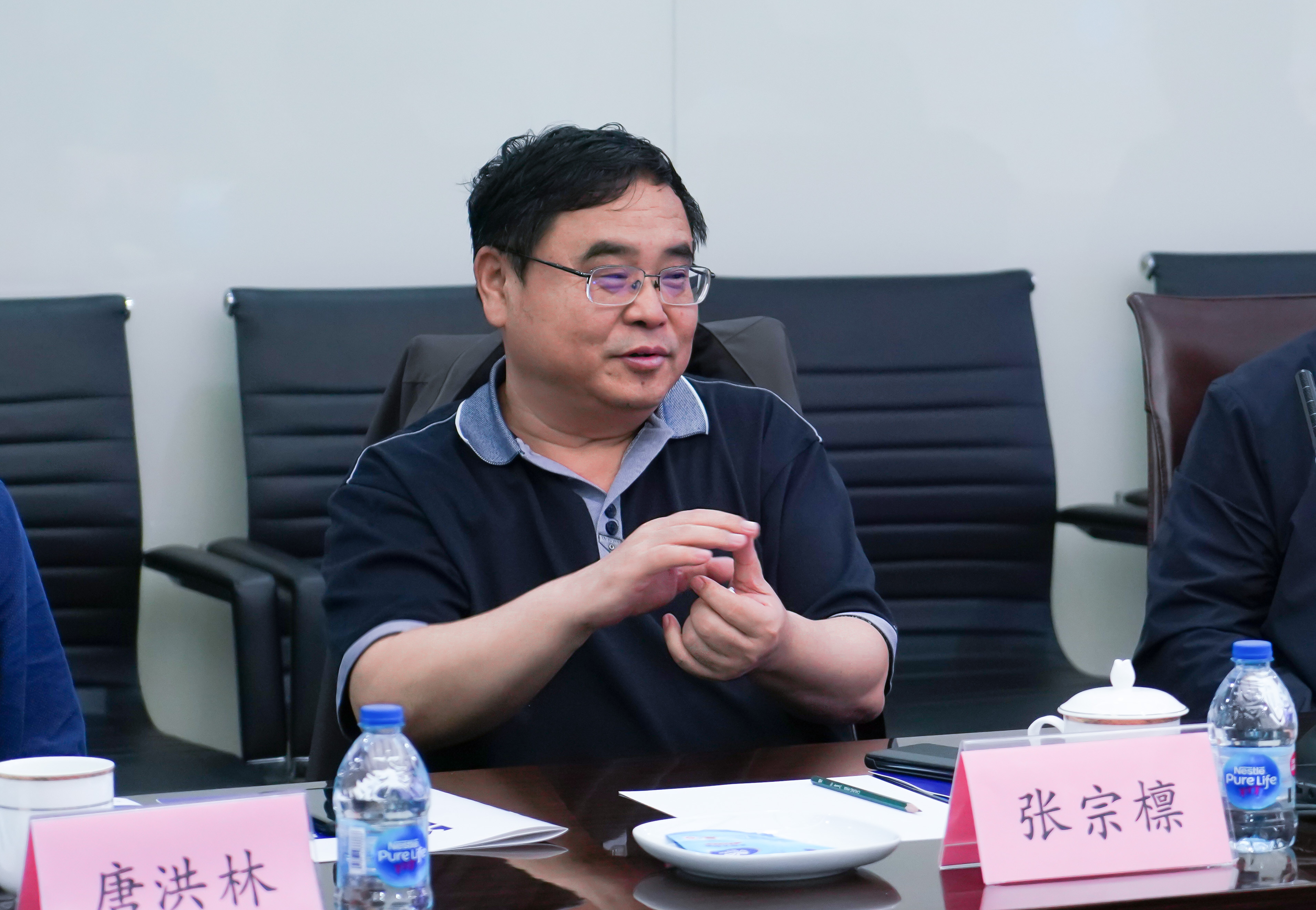 中石化胜利石油工程公司张宗檩书记一行莅临esball参观交流(图4)