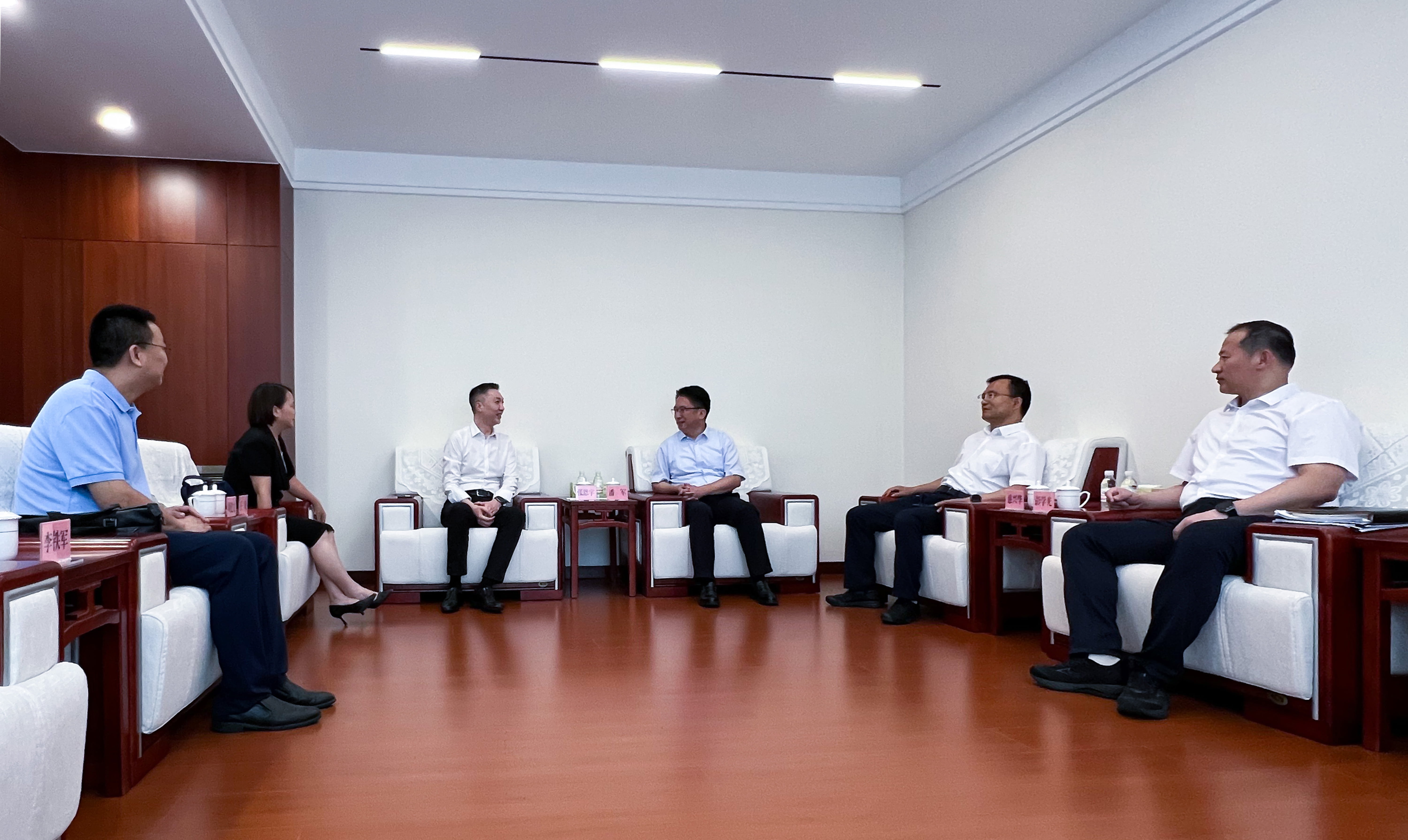 esball股份总裁一行赴中石化经纬有限公司交流(图1)