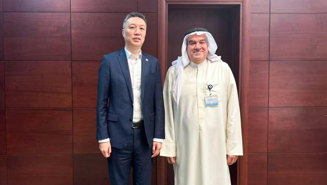 esball股份总裁一行赴科威特考察交流(图2)